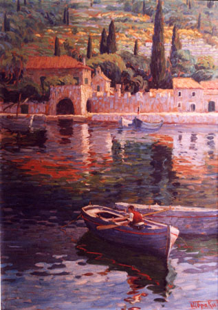 Todor Svrakic - Ribar - ulje